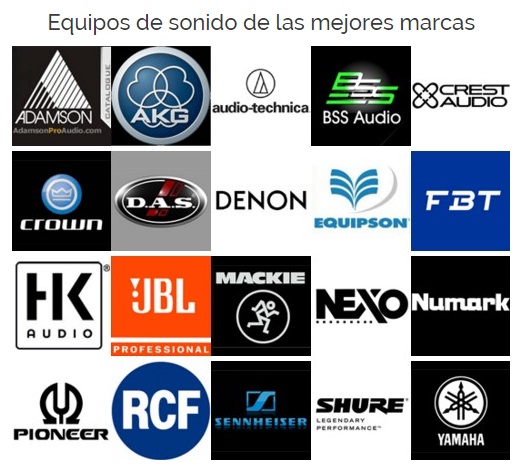 Alquiler de equipos de sonido en Valencia